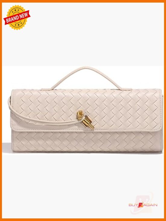 Handbags - Woven Evening Clutch Crossbody Shoulder Bag Satchel